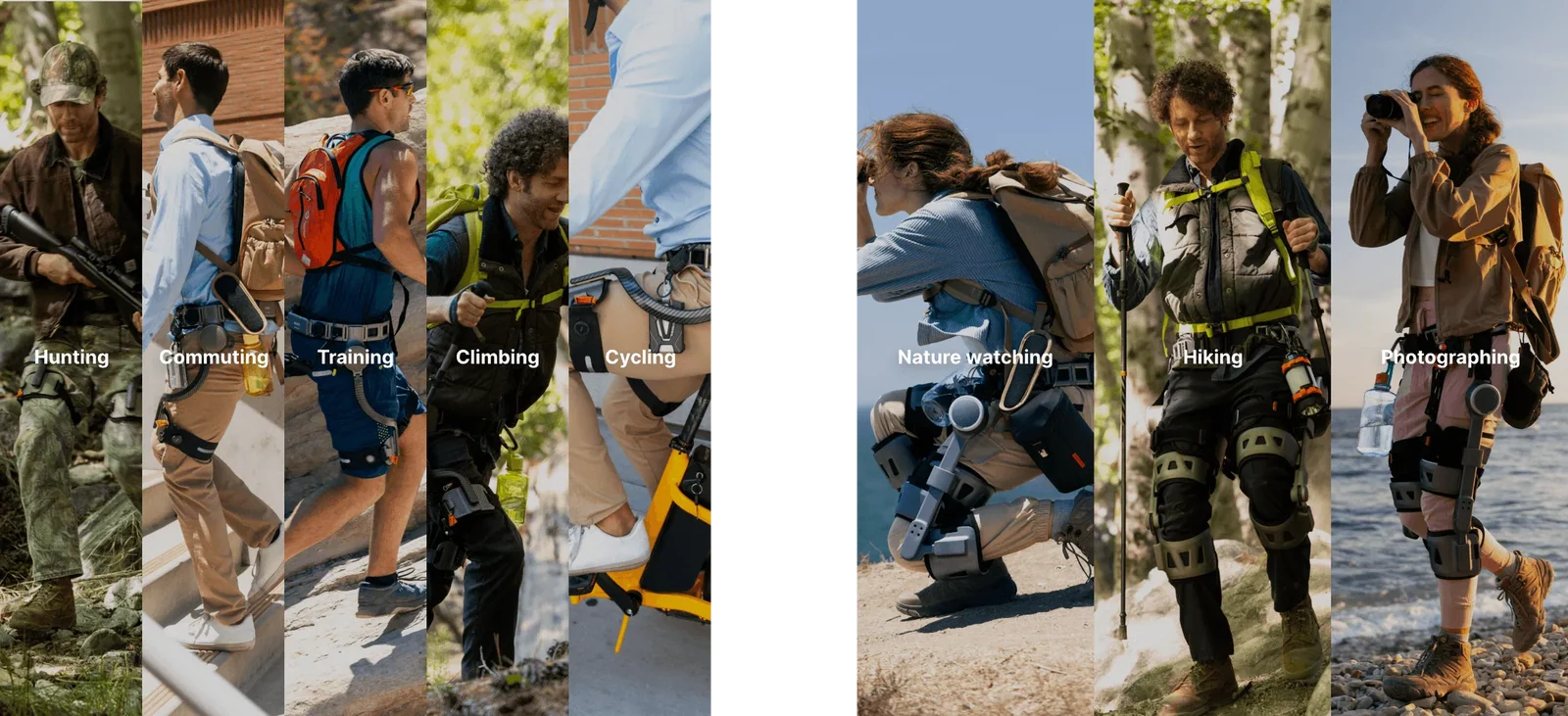 Exoesqueleto Ascentiz para caminar, correr, hacer senderismo y más actividades