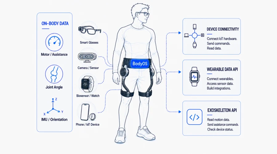 BodyOS conecta dispositivos, datos de movimiento y aplicaciones